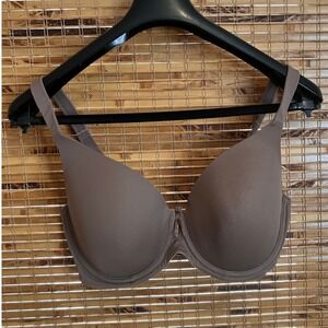 Ellen Tracy Taupe Brown Full Coverage Underwire Bra 38DD Style 59386X